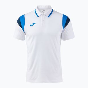 Мъжка тениска/фланелка за тенис Joma Terra Polo white/royal