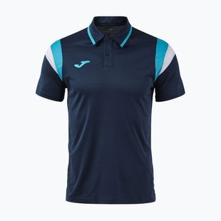 Мъжка тениска/фланелка за тенис Joma Terra Polo dark navy/turquoise fluor
