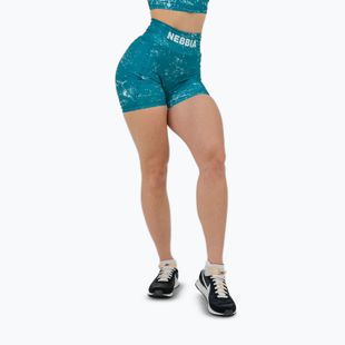 Дамски шорти за тренировка NEBBIA 5″ Hammies High Waisted green