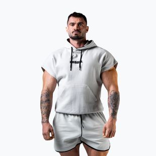Мъжки суитшърт за тренировка NEBBIA Hero light grey