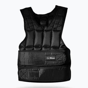 Жилетка с тежести за тренировки GymBeam Weighted Vest 15 kg black