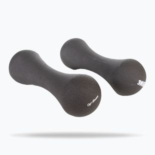 Дъмбели GymBeam Neoprene Dumbbells 2 x 3 kg dark grey
