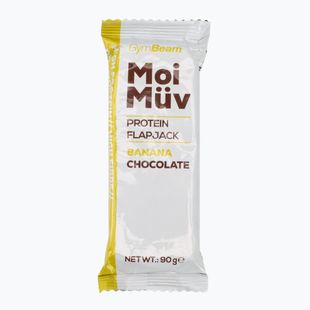 Протеиново барче GymBeam MoiMüv Flapjack 90 g banana/chocolate