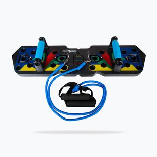 Дръжки за лицеви опори GymBeam black/blue/yellow