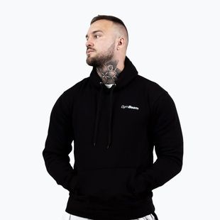 Суитшърт за тренировка GymBeam Athlete black/white