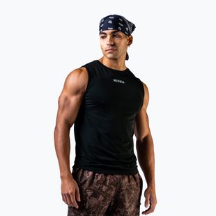 Мъжка тренировъчна тениска NEBBIA Power black