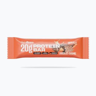 Протеиново барче GymBeam 55 g chocolate/caramel