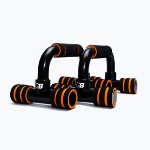 Дръжки за лицеви опори GymBeam black/orange