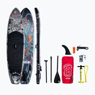 SUP дъска iBoard Black Tiger 11'