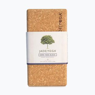 Куб за йога JadeYoga Cork Block Large cork