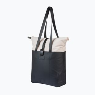 Велосипедна дисага Basil Vive Shopper MIK Hooks 15-20 l off white/black