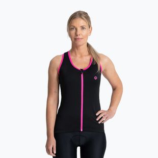 Дамско колоездачно трико Rogelli Abbey Tank Top W black / pink