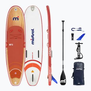 SUP дъска Mistral Sunburst Air 10'5 orange/white