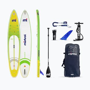 SUP дъска Mistral Adventurist Air 12'6" green/white/yellow