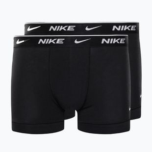 Мъжки боксерки Nike Everyday Cotton Stretch Trunk 2Pk IEV black