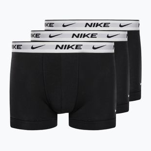 Мъжки боксерки Nike Everyday Cotton Stretch Trunk 3Pk UB1 black/white wb