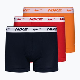 Мъжки боксерки Nike Everyday Cotton Stretch Trunk 3 чифта blue/orange/red