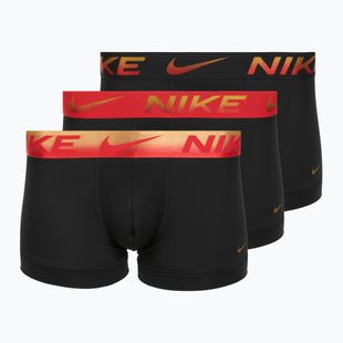 Мъжки боксерки Nike Dri-Fit Essential Micro Trunk 3 чифта blk/uni red/blk/uni red metallic gradient wb