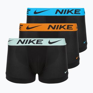 Мъжки боксерки Nike Dri-FIT Cotton Trunk 3 чифта black mint foam/blue hero/bright ceramic wb