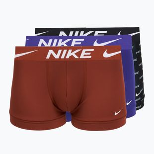 Мъжки боксерки Nike Dri-Fit Essential 3 pairs black nike print/mars stone/deep night