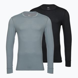 Мъжка блуза с дълъг ръкав Nike Crewneck 2 pack carbon heather