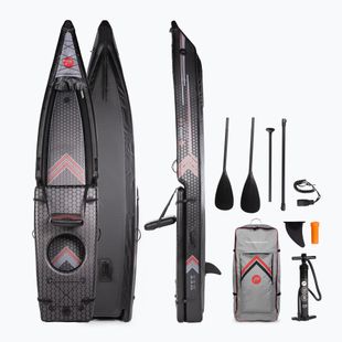 Каяк/SUP хибрид за 1 човек Pure4Fun Dual Purpose черен P4F160040