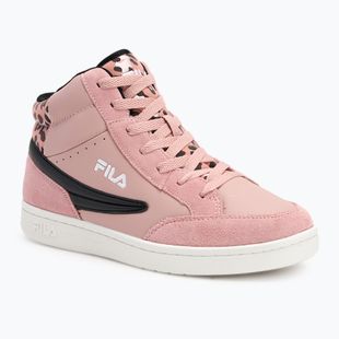 Детски обувки FILA Crew Mid pale mauve/leopard