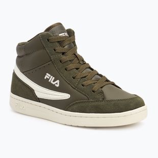 Детски обувки FILA Crew Mid olive night