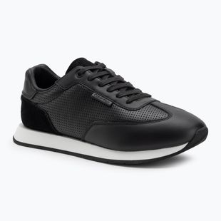 Calvin Klein мъжки обувки HM0HM01871 Low Prof Runn Laceup Perf Lth Black/Bright White