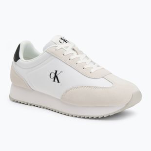 Calvin Klein мъжки обувки YM0YM01325 Retro Runner Lace Up Ny-Su Bright White/Black