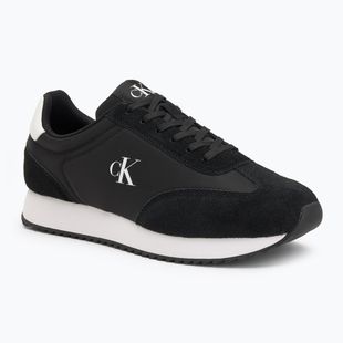 Calvin Klein мъжки обувки YM0YM01325 Retro Runner Lace Up Ny-Su Black/Bright White