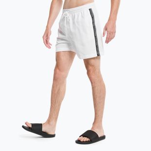 Мъжки къси панталони за плуване Calvin Klein Medium Drawstring white