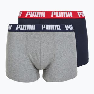 Мъжки боксерки PUMA Everyday Basic 2 чифта navy/grey