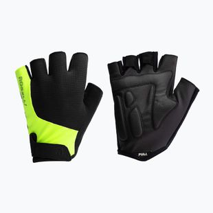 Мъжки ръкавици за колоездене Rogelli Essential black/fluor