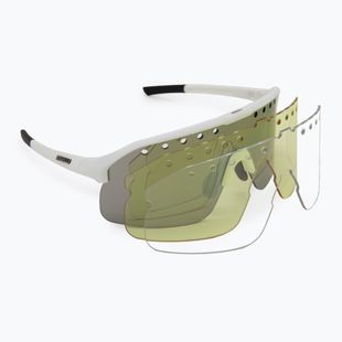 Слънчеви очила Rogelli Ventro Polarized white/taupe/brown platinum revo