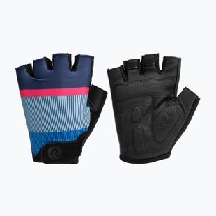 Дамски ръкавици за колоездене Rogelli Impress II blue/pink/black