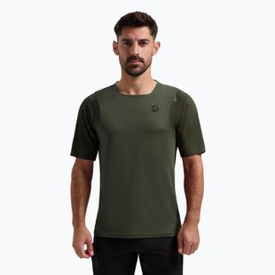 Мъжка тениска за колоездене Rogelli Advntr Distance green/black