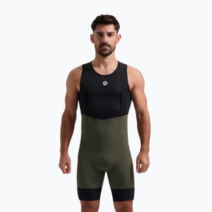 Rogelli Signature Bib Short мъжки къси панталони за колоездене зелен