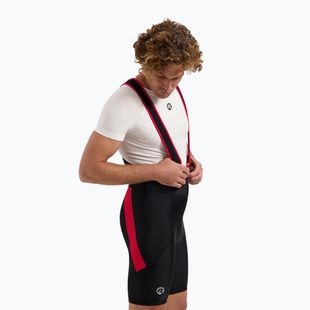 Rogelli Core Bib Short мъжки къси панталони за колоездене black/red