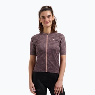 Rogelli Essential Graphic II дамско колоездачно трико бордо / корал
