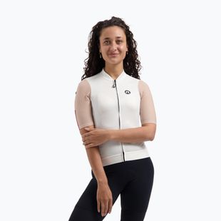 Дамска тениска за колоездене Rogelli Fast sand/dusty pink/cherry