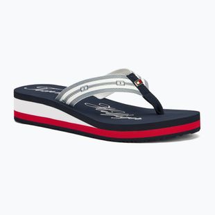 Дамски джапанки Tommy Hilfiger Im Th Signature Beach Sandal  rwb