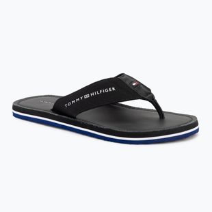 Мъжки джапанки Tommy Hilfiger Leather Beach Sandal black