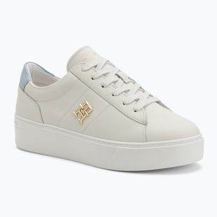 Дамски обувки Tommy Hilfiger Platform Court ecru/breezy blue