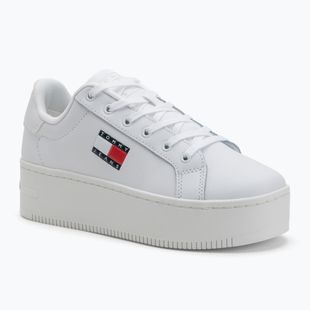 Tommy Jeans дамски обувки Tjw Flatform Cupsole Ess white