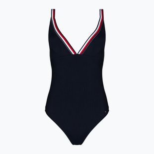 Дамски бански костюм от една част Tommy Hilfiger Triangle One Piece Rp skye desert
