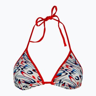 Горнище на бански костюм Tommy Hilfiger Triangle Rp print drops motion ecru