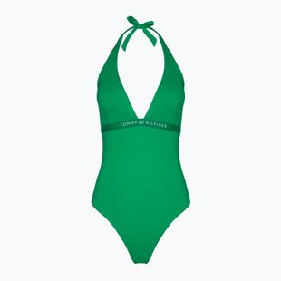 Дамски бански костюм от една част Tommy Hilfiger Halter One Piece Rp olympic green