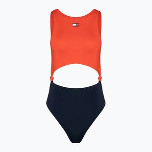 Дамски бански от една част Tommy Jeans Cut Out One Piece hot heat