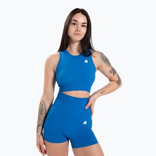 Дамски топ за тренировка Gorilla Wear Olivia Crop blue